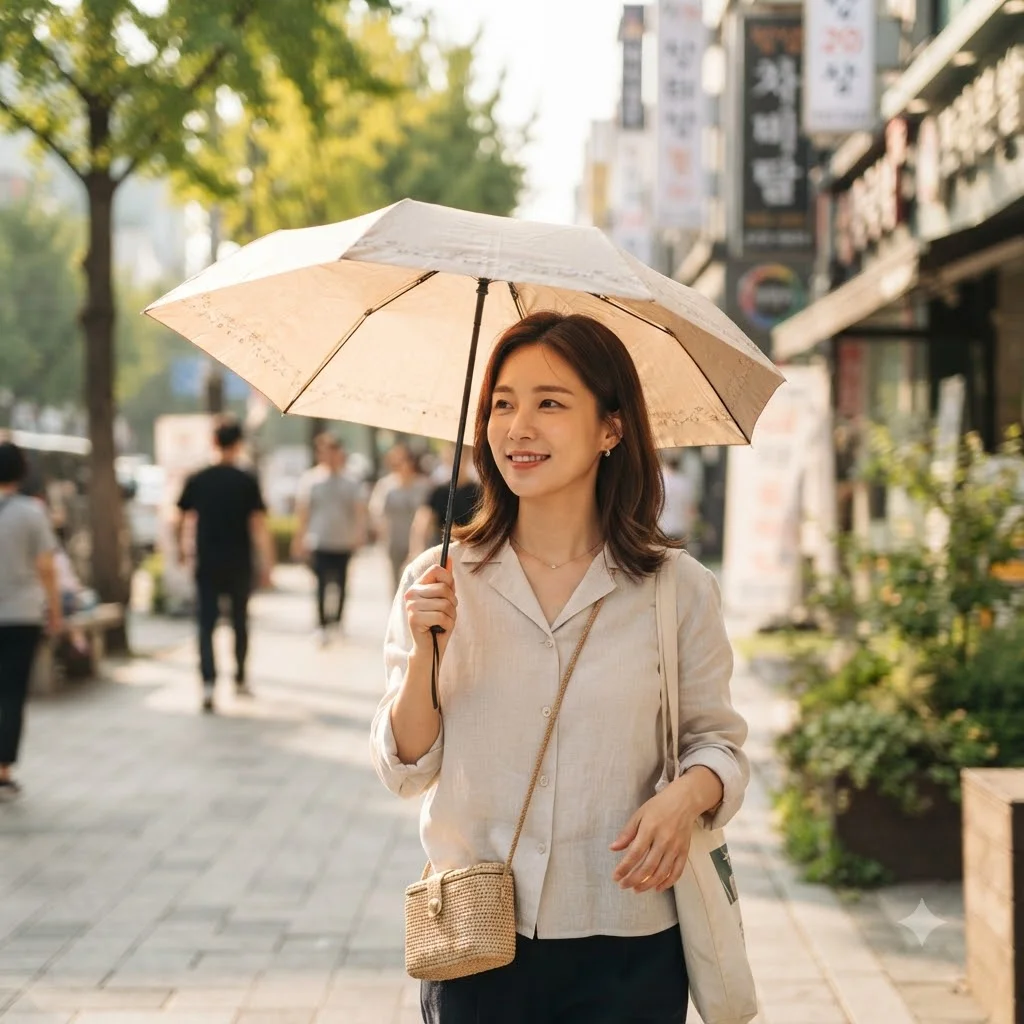 프로텍트유 양산, 정말 자외선과 폭염을 막아줄까?