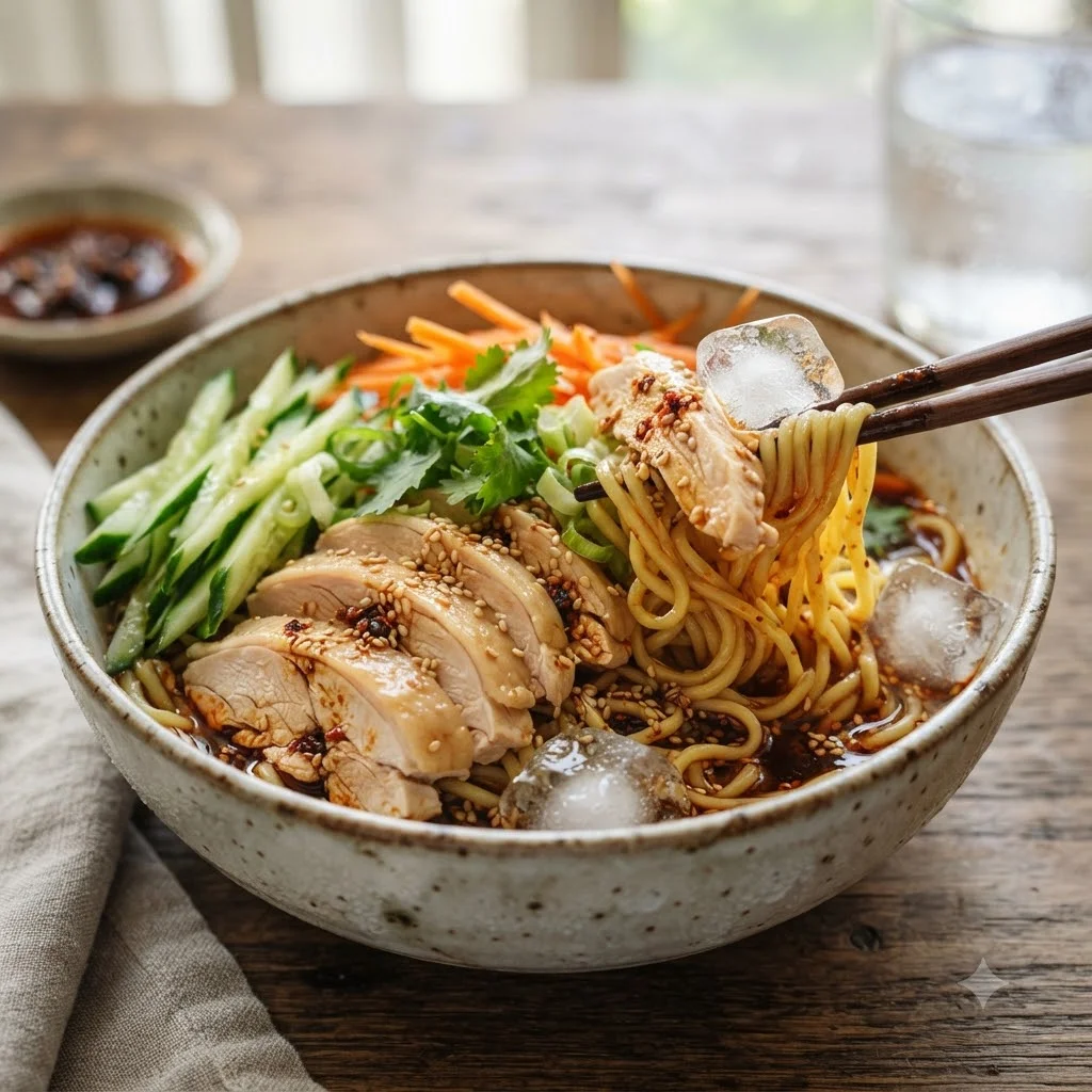 더벤티 초계국수 솔직한 맛과 식감 평가