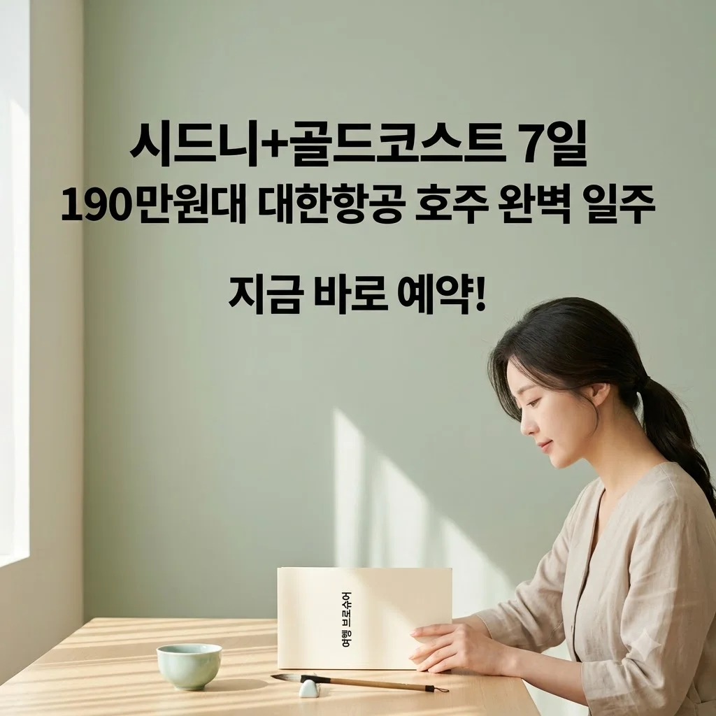 시드니+골드코스트 7일 190만원대 대한항공 호주 완벽 일주