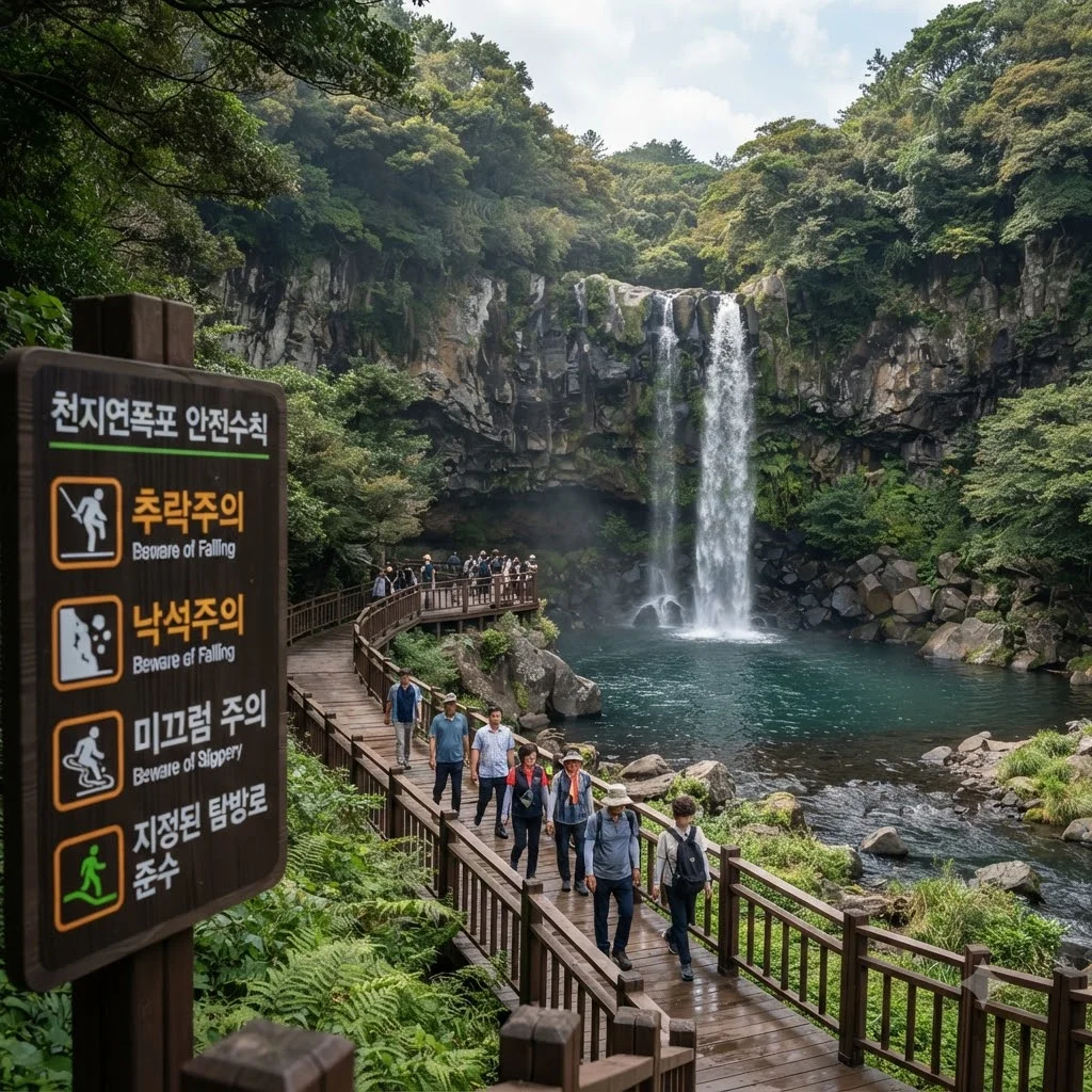 제주 천지연폭포 관광객 추락 사고 개요 및 핵심 요약