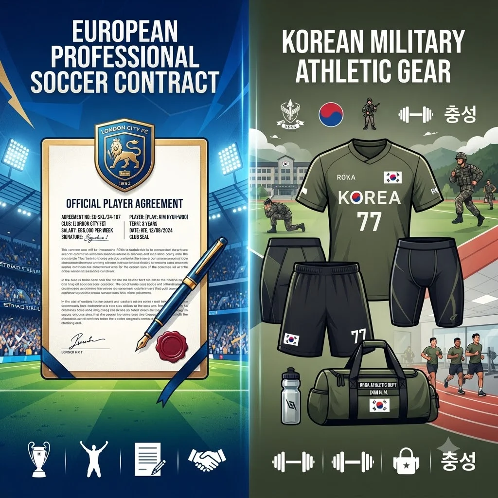 유럽 커리어 지속 vs 상무 입대: 병역 해결 시나리오 비교